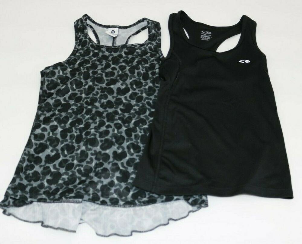 Champion Xersion Girls Athletic Workout Tanks Racerback Casual Size 6-6X 7